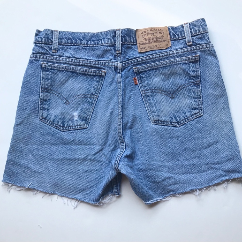 Vintage Levi’s 505 cut off shorts